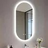 Lustro LED owalne WISFOR, 50x100 cm, lustro do łazienki z Podgląd zdjęcia produktu 1