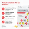 Vitamin D3 K2 Hochdosiert 5000 IE – K2 MK-7 All-Trans 100µg Produktbild-Vorschau 2