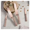 BerlingerHaus 4-tlg. Messerset Rose Gold Produktbild-Vorschau 3