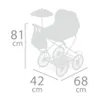 Auto per bambole pieghevole con parasole Provence Anteprima dell’immagine prodotto 9