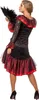 Spanierin "Adelina" Kostüm für Damen | Schwarz Rot - Kleid Produktbild-Vorschau 3