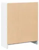 vidaXL Bibliothèque blanche 60x24x76 cm Bois composite Voir les images du produit 5
