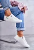 Damen Sneakers KK274010 Weiß, geschnürt, abgerundete, Produktbild-Vorschau 6