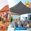 Sonnensegel Balkon 160g/m² Polyester UV Schutz Sonnenschutz Produktbild-Vorschau 5