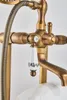 Freistehende Badewannenarmatur Retro mit Handbrause und Produktbild-Vorschau 4