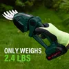 2-in-1 Elektrischer Heckenschneider mit 2×2000mAh Produktbild-Vorschau 5