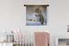 MuchoWow® Wandteppich Wandbehang Eichhörnchen - Nüsse - Produktbild-Vorschau 2