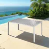 Table de jardin BIANCA 150 x 90 cm pieds réglables en Voir les images du produit 8