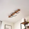 Lindby LED-Deckenlampe Galad, schwarz, Holz, 3-flg., 98 cm Produktbild-Vorschau 3