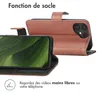 imoshion Luxe Bookcase for the Fairphone 6 - Brown Voir les images du produit 4