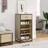 Étagère à chaussures chêne sonoma 48x38x97,5 cm bois Voir les images du produit 3