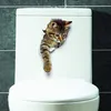 3D Katzen Wandtattoo Kombination WC-Aufkleber Wandsticker Produktbild-Vorschau 2