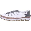 Gemini Damen Sneaker Leder Cutouts sportliche Schnürschuhe Produktbild-Vorschau 24