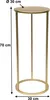 DanDiBo Blumenhocker Metall Gold Rund 70 cm Blumenständer Produktbild-Vorschau 2
