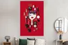 MuchoWow® Poster Weiblicher Spiegel umgeben von Make-up Produktbild-Vorschau 4