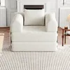 Slaapbank met chenillebekleding, 2-in-1 design, met Productafbeelding-voorbeeld 11