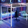 Gaming-halfhoogslaper 160x200 cm met bureau, Productafbeelding-voorbeeld 3