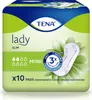 A product package for TENA Lady Slim Mini incontinence pads. Podgląd zdjęcia produktu