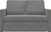 vidaXL Divano letto grigio scuro 122x204x55 cm Velluto Anteprima dell’immagine prodotto 5