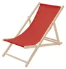 ECD Germany Liegestuhl klappbar aus Holz, Rot, bis 120kg, 3 Produktbild-Vorschau 1
