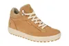 A single brown Ecco boot with white laces and a beige sole is shown against a white background. Podgląd zdjęcia produktu
