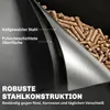 Contenedor metálico para pellets con ruedas, capacidad de Vista previa de la imagen del producto 5