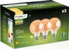 LUMILED 3x E27 LED Lampen G95 Vintage 6W Ersetzt 50W Produktbild-Vorschau 1