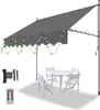 Izrielar Klemmmarkise mit LED 300x120cm Balkonmarkise, Produktbild-Vorschau 10