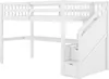 MODFU Letto a castello per bambini 90 x 200 con scaletta, Anteprima dell’immagine prodotto 9