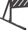 Sichtschutz Schwarz 100 x 50 x 180 cm Stahl Produktbild-Vorschau 7