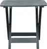 A green plastic folding garden table shown from the front. Náhled obrázku produktu