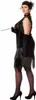 A woman in a 1920s-style dress holding a cigarette holder. Produktbild-Vorschau