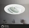 LED Einbauleuchten Dimmbar Schwenkbar 3er Set 5,5 W weiß Produktbild-Vorschau 4