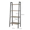 VASAGLE Standregal, 56 x 34 x 137,5 cm, Bücherregal, 4 Produktbild-Vorschau 5