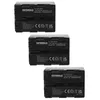 EXTENSILO 3x Akku Ersatz für Sony NP-QM91D, NP-QM91, Produktbild-Vorschau 1