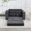 Cord-Zweisitzer-Sofa, Getraenkehalter, Seitentaschen, Produktbild-Vorschau 11