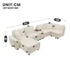 Merax 6-Sitzer U-Form Ecksofa, L-Form Modulares Sofa mit Produktbild-Vorschau 8