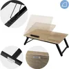 ML-Design Laptoptisch für Bett/Sofa, Eiche, aus Holz, Produktbild-Vorschau 4