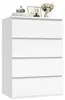 Comodà 60x40x80 cm - Comodà a cassetti per camera da letto Anteprima dell’immagine prodotto 1