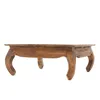 A wooden coffee table with curved legs, shown against a white background. Náhľad obrázku produktu