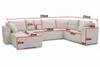 STYLO Couchgarnitur U-Form – Ecksofa in Cord Poso mit Produktbild-Vorschau 2