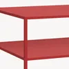 Tavolino 'Solund' in acciaio 90 x 60 x 45 cm rosso Anteprima dell’immagine prodotto 10
