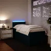 Boxspringbett mit Matratze Blau 90x200 cm Samt Produktbild-Vorschau 5