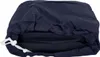 A dark blue car cover is shown, partially open with a drawstring closure. Anteprima dell’immagine prodotto