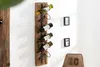 Wand Weinregal EUPHORIA BARRACUDA 100cm massives Teakholz Produktbild-Vorschau 2