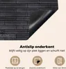 KitchenYeah© Herdabdeckplatte Backstein - Schwarz - Wand , Produktbild-Vorschau 4