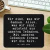 Mr. & Mrs. Panda Mauspad Wir sind, was wir... - Schwarz - Produktbild-Vorschau 2
