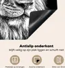 KitchenYeah© Herdabdeckplatte Porträt - Löwe - Schwarz und Produktbild-Vorschau 4