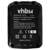 A black battery pack with text and symbols printed on it. Produktbild-Vorschau