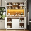 okwish Küchenschränke mit LED und Acryltüren,Sideboards, Produktbild-Vorschau 2